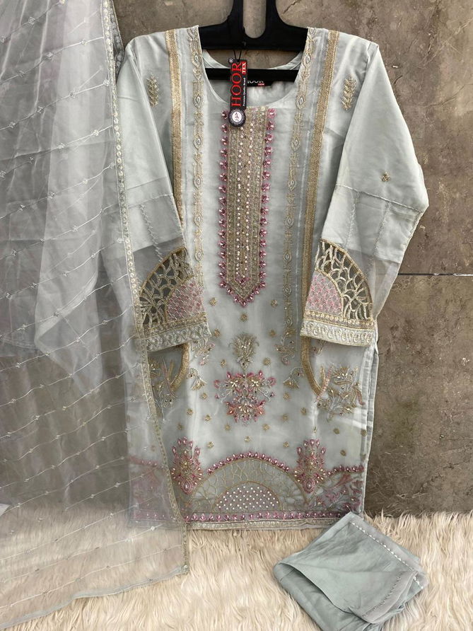 Hoor Tex HF 59 Organza Latest Fancy Designer Festive Wear Suit Wholesale Online 